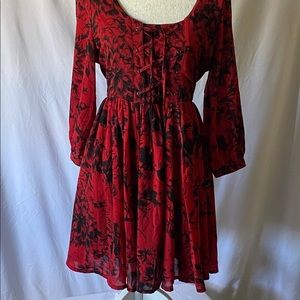 MINKPINK-NWT-FRONT LACE DRESS, SIZE LARGE